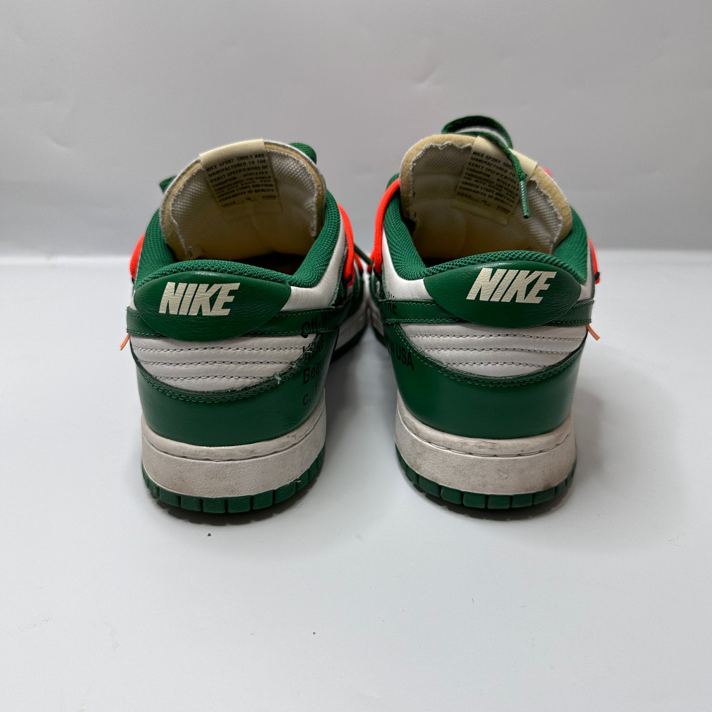 Nike Dunk Low x Off White Pine Green