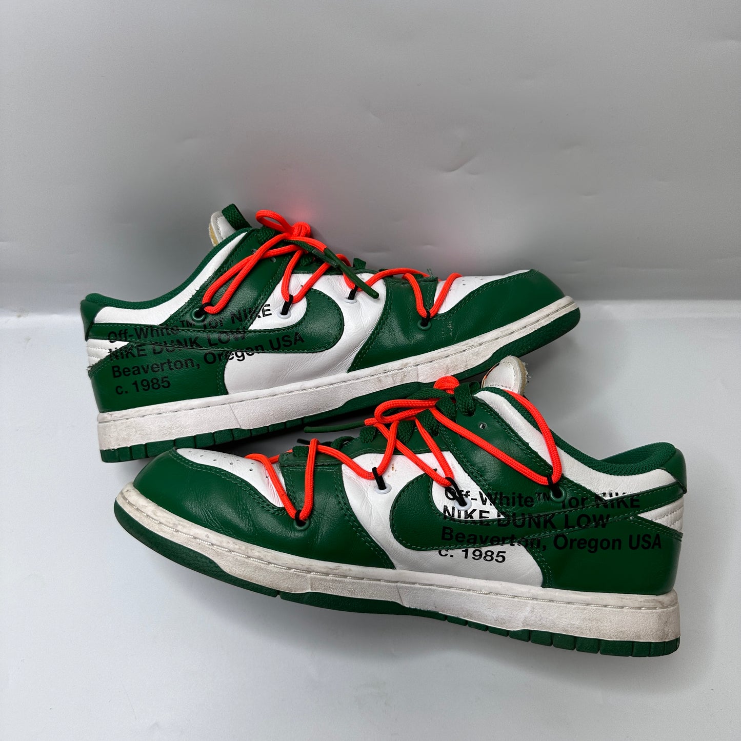 Nike Dunk Low x Off White Pine Green