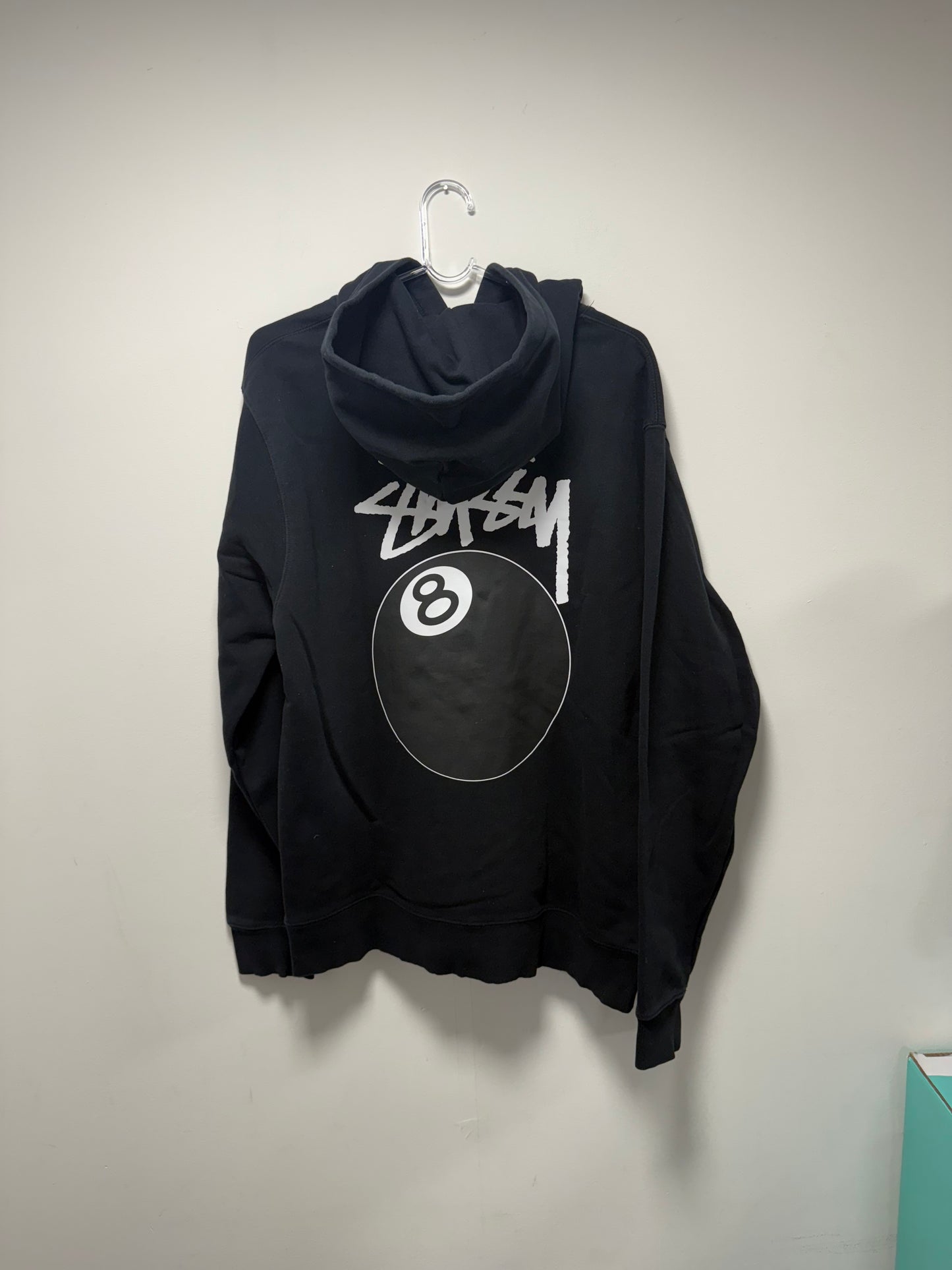 Stussy Black 8Ball Hoodie