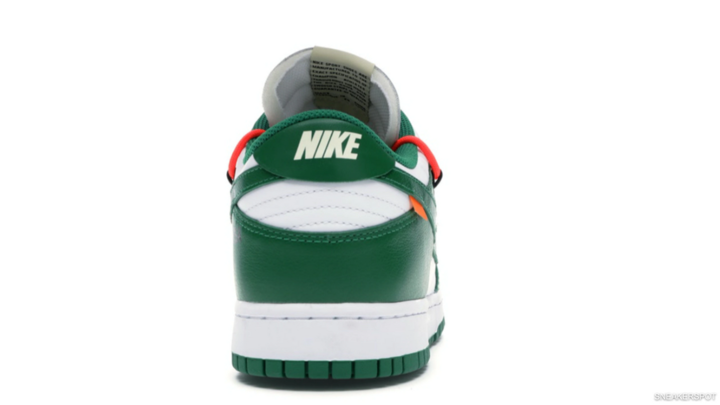 Nike Dunk Low x Off White Pine Green