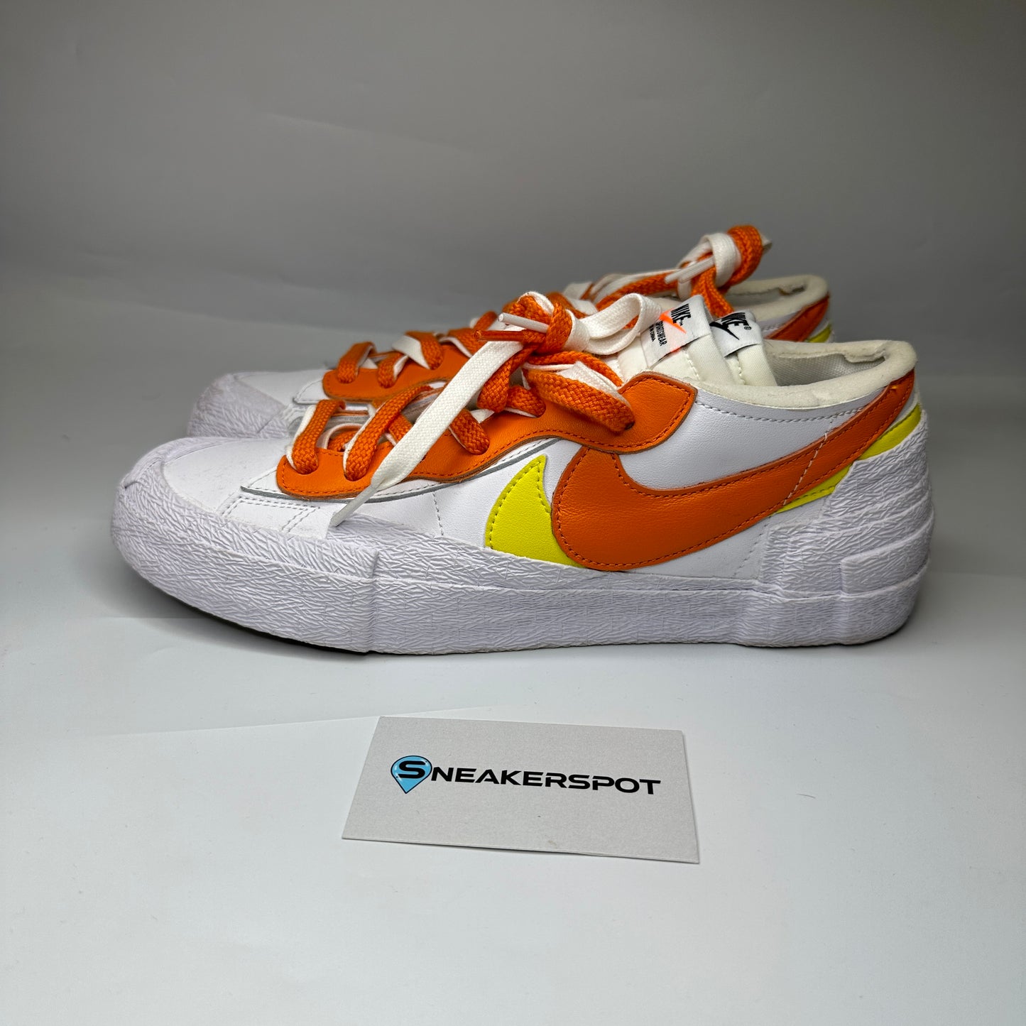 Nike Blazer Low x Sacai White Orange