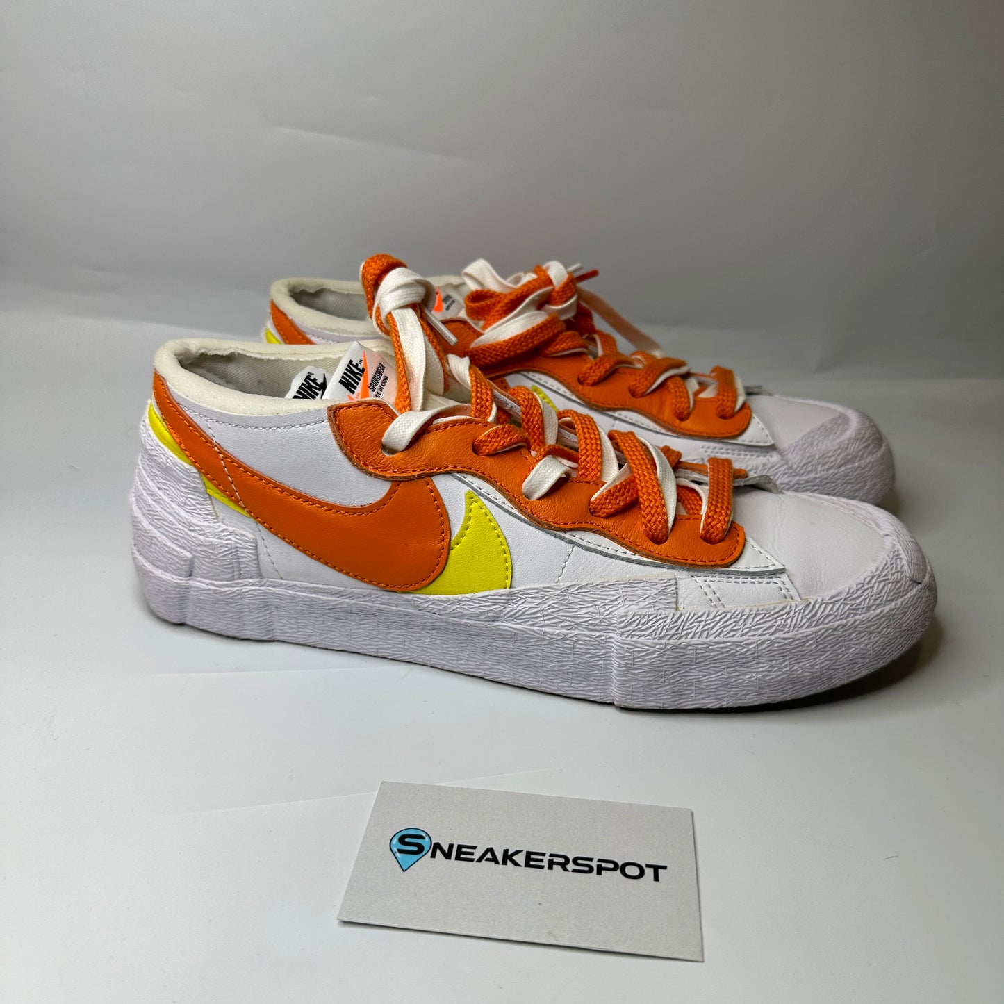 Nike Blazer Low x Sacai White Orange