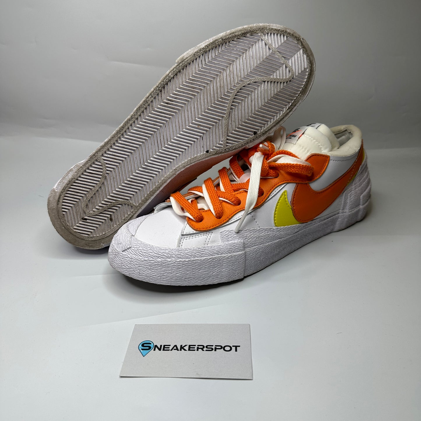 Nike Blazer Low x Sacai White Orange