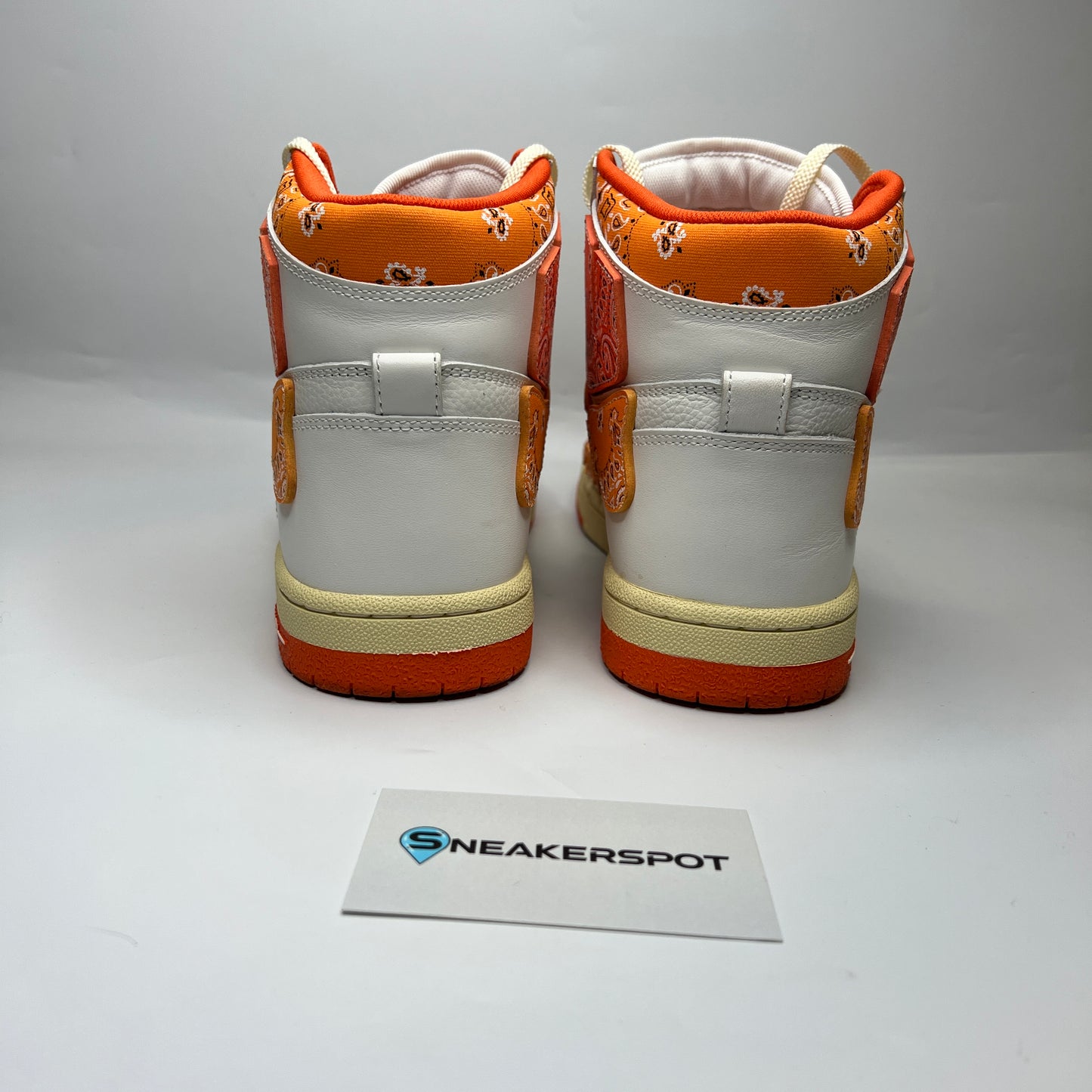 Amiri Skl Hi Top White Orange