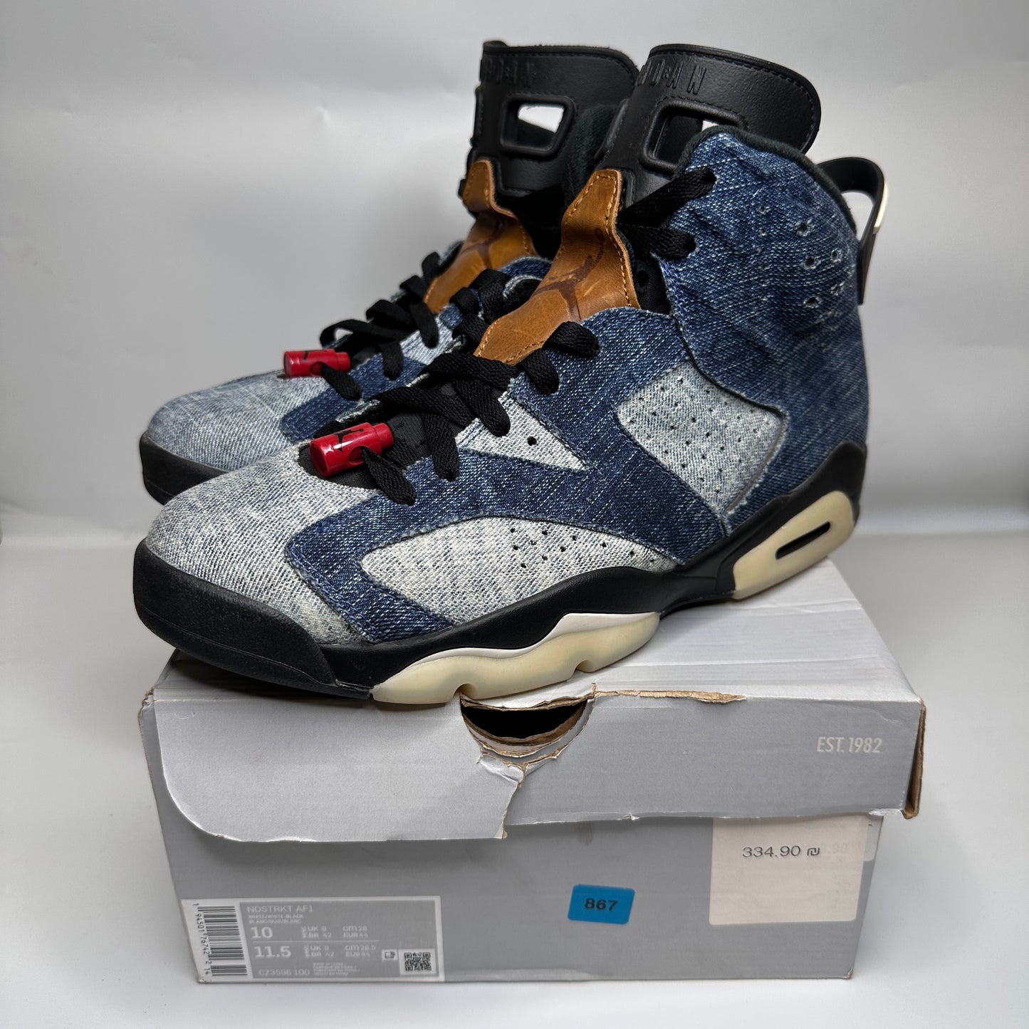 Jordan 6 Retro Washed Denim