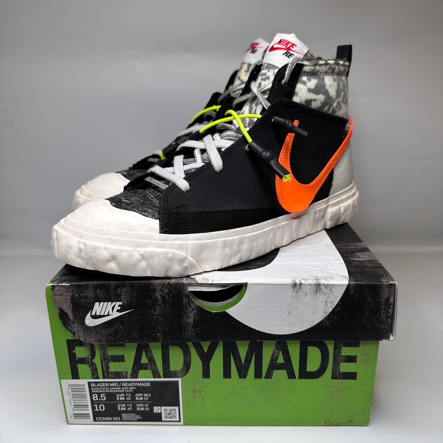 Nike Blazer Mid x Readymade Black