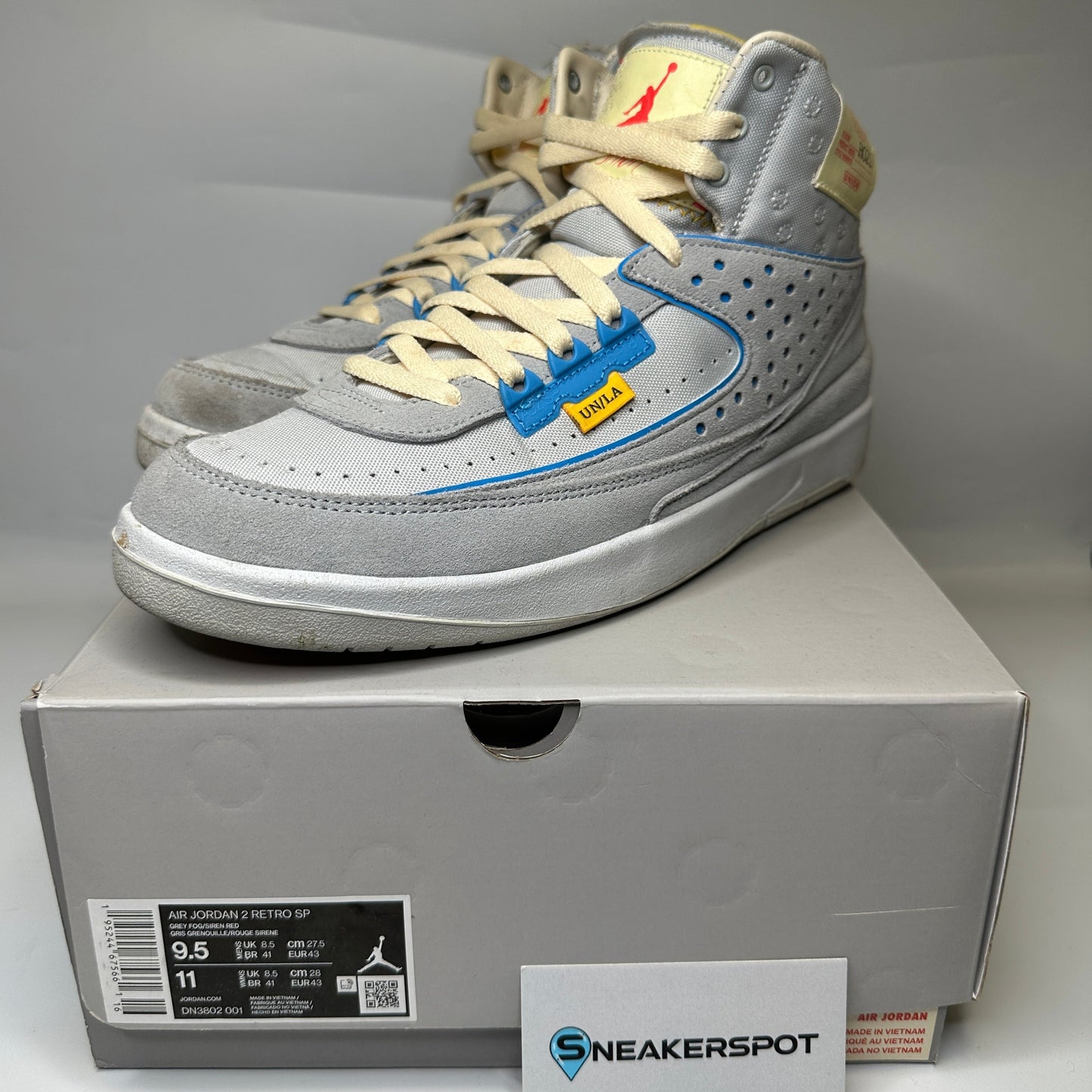 Jordan 2 x Union LA Grey Fog