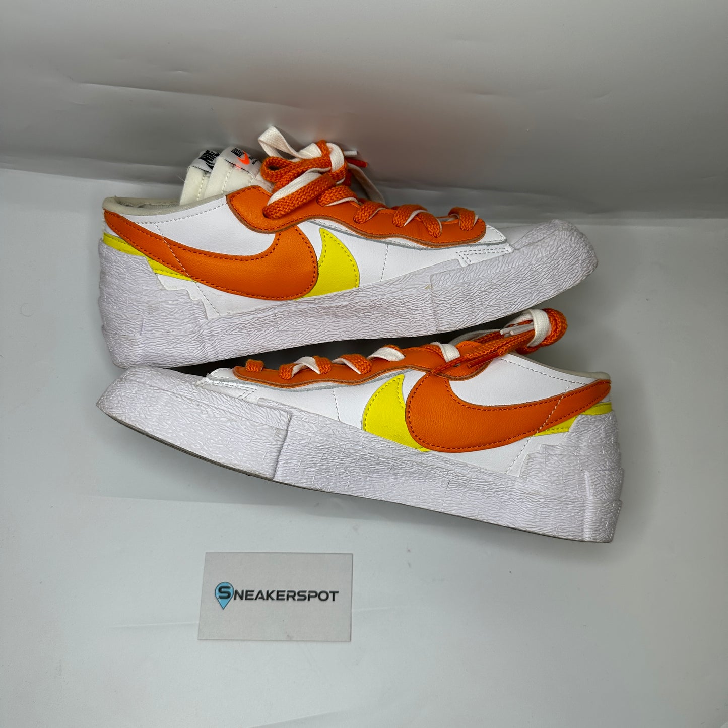 Nike Blazer Low x Sacai White Orange