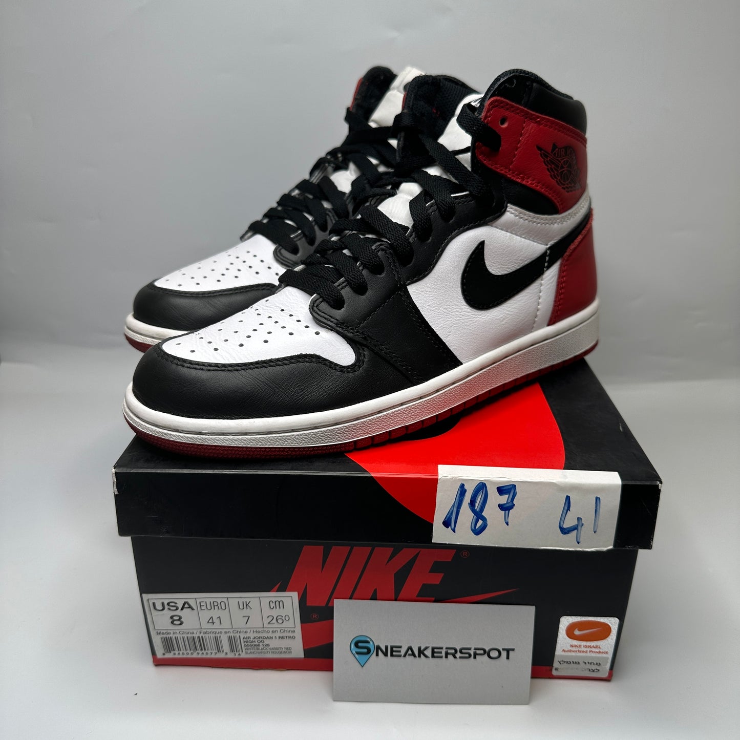 Jordan 1 High Black Toe (2016)