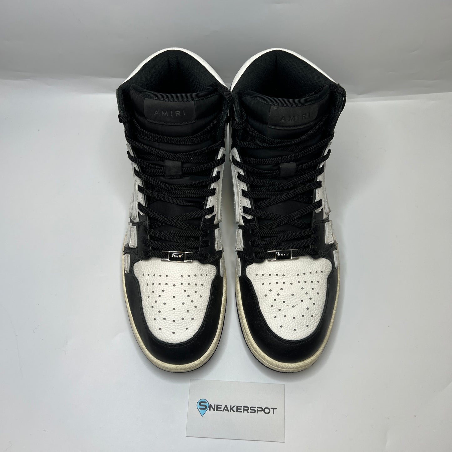 Amiri Skel Top Hi Black White