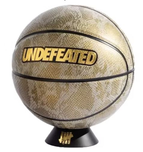 Undefeated x Nike Kobe Bryant "Hall of Fame" Metallic Gold Snake Basketball