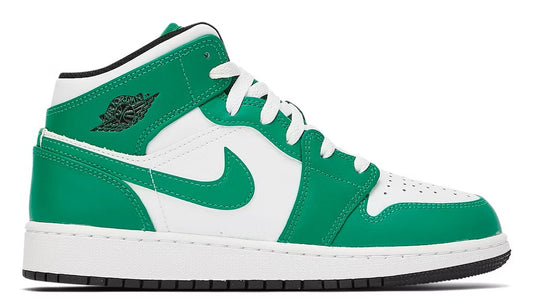 Jordan 1 Mid Lucky Green (GS)