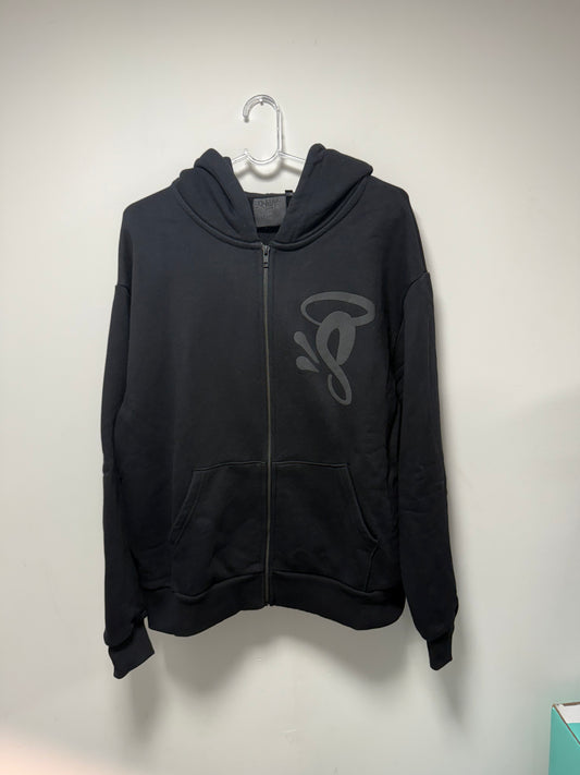 SYNA Black Zip Up Hoodie