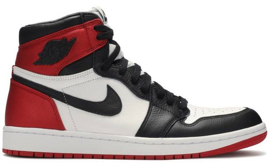 Jordan 1 High Satin Black Toe (W)