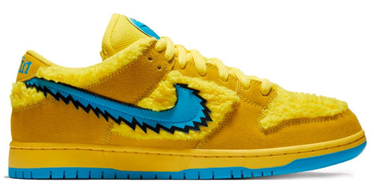 Nike SB Dunk Low x Grateful Dead Yellow Optic