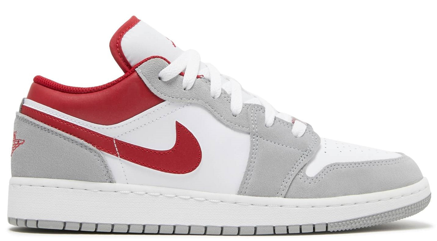 Jordan 1 Low Light Smoke Grey Gym Red (GS)