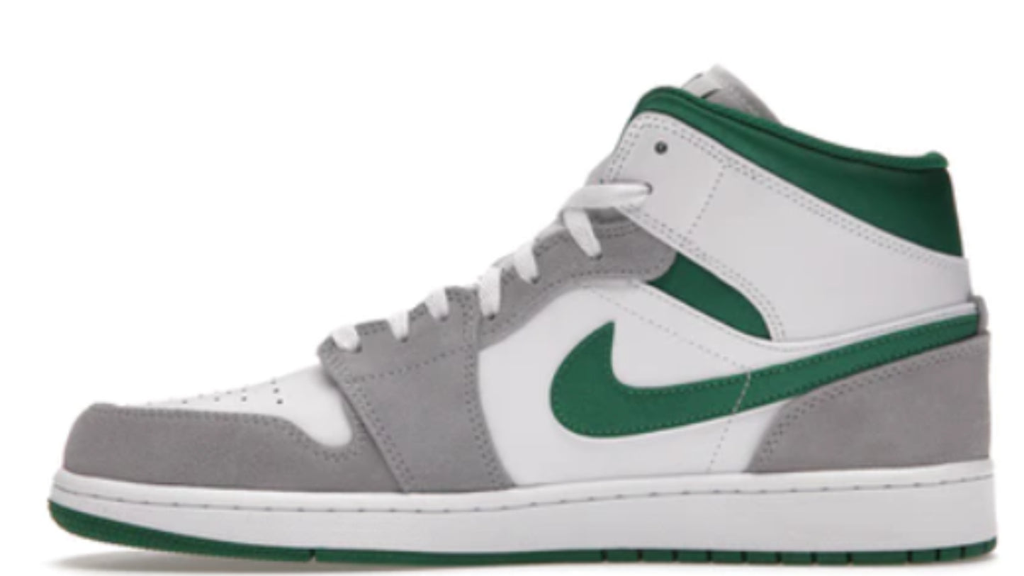 Jordan 1 Mid Grey Green