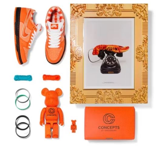 Nike SB Dunk Low x Concepts Orange Lobster Special Box